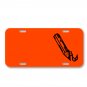 Crayon Drawing Outlines Pencil Toy On License Plate Car Front Add Names