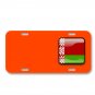 Belarus Flag Country Nationality On License Plate Car Front Add Names