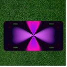 Creative Personalized Car License Plate With Background Glow Neon