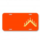 Candlestick Candle Christmas Lights On License Plate Car Front Add Names