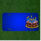 Custom Personalized License Plate With Add Names To Birthday Cake Birthday