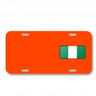 Banner Decoration Flag Nigeria Sign On License Plate Car Front Add Names