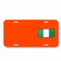 Banner Decoration Flag Nigeria Sign On License Plate Car Front Add Names