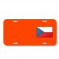 Banner Czech Republic Decoration Flag On License Plate Car Front Add Names