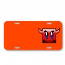 Evil Nasty Naughty Robot Smiley On License Plate Car Front Add Names