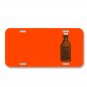 Beer Bottle Brew Drinking Food On License Plate Car Front Add Names