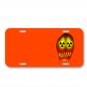 Skull Atom Energy Nuclear Power On License Plate Car Front Add Names