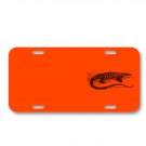 Varan Giant Lizard Komodo Lizard On License Plate Car Front Add Names