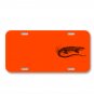 Varan Giant Lizard Komodo Lizard On License Plate Car Front Add Names