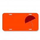 Umbrella Weather Cover Rain On License Plate Car Front Add Names