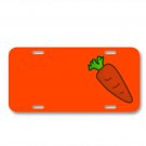 Carrot Vegetable Plant Garden On License Plate Car Front Add Names
