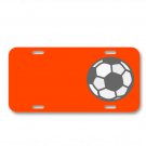 Ball Football Soccer Sports On License Plate Car Front Add Names