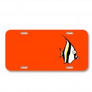 Animal Fish Astonished Ocean On License Plate Car Front Add Names