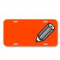Grey Icon Pencil Pencil Pencil On License Plate Car Front Add Names