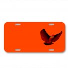 Amazing Red Bird Design On License Plate Car Front Add Names