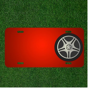Custom Personalized License Plate With Add Names To Car Rim Tire Transport