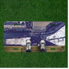 Custom Personalized License Plate Auto Tag With Guy By High Ledge View Design