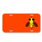Honey Bee Bee Comb Hive On License Plate Car Front Add Names