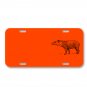 Tapir Animal Baird'S Tapir On License Plate Car Front Add Names