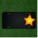 Custom Personalized License Plate With Add Names To Star Sky Shape Night