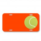 Tennis Ball Ball Tennis Green Sport On License Plate Car Front Add Names