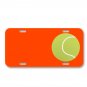 Tennis Ball Ball Tennis Green Sport On License Plate Car Front Add Names