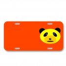 Panda Bear Face Head Animal Mammal On License Plate Car Front Add Names
