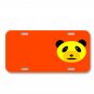 Panda Bear Face Head Animal Mammal On License Plate Car Front Add Names