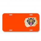 Tiger Wildcat Head Face Animal Cat On License Plate Car Front Add Names