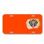Tiger Wildcat Head Face Animal Cat On License Plate Car Front Add Names
