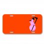 Snowman Reaper Scythe Christmas Xmas On License Plate Car Front Add Names