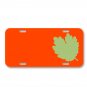 Leaf Foliage Greenery Tree Forest On License Plate Car Front Add Names