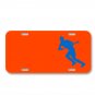 Hockey Hockey Stick Running Attack On License Plate Car Front Add Names