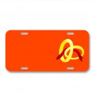 Wedding Rings Marriage Alliance Love On License Plate Car Front Add Names