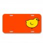 Chick Chicken Bird Birdie Yellow On License Plate Car Front Add Names