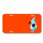 Snowman Killer Murderer Psychopath On License Plate Car Front Add Names