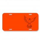 Animal Bird Cute Dove Flying Simple On License Plate Car Front Add Names