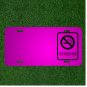 Custom Personalized Car License Plate With Add Names To No Smoking Forbidden