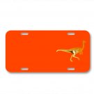 Gallimimus Dinosaur Reptile On License Plate Car Front Add Names