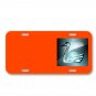 Swan Abstract Bird Blue Glossy On License Plate Car Front Add Names