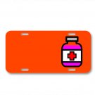 Bottle Medicine Health On License Plate Car Front Add Names