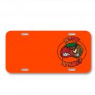 Rotten Tomato Mean Angry Monster On License Plate Car Front Add Names
