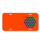 Cube Hexagon Stairs Hexagon Hexagon On License Plate Car Front Add Names