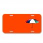 Umbrella Parasol Cover Rain Sunshade On License Plate Car Front Add Names