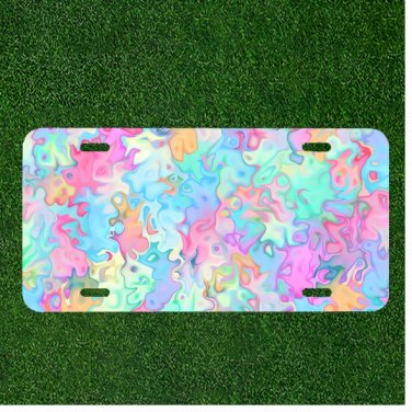 Background Texture Pattern Structure Custom Novelty License Plate Car Tag