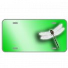 Custom Personalized Novelty LICENSE PLATE/CAR/TRUCK Green Background Dragonfly