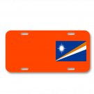Marshall Islands Flag National Flag On License Plate Car Front Add Names