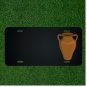 Custom Personalized License Plate With Add Names To Vase Urn Clay Pot Amphora