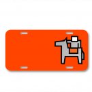 Horse Horseman Equestrian Cavalier On License Plate Car Front Add Names