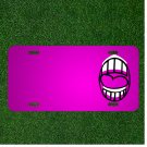 Custom Personalized Car License Plate With Add Names To Mouth Tongue Teeth